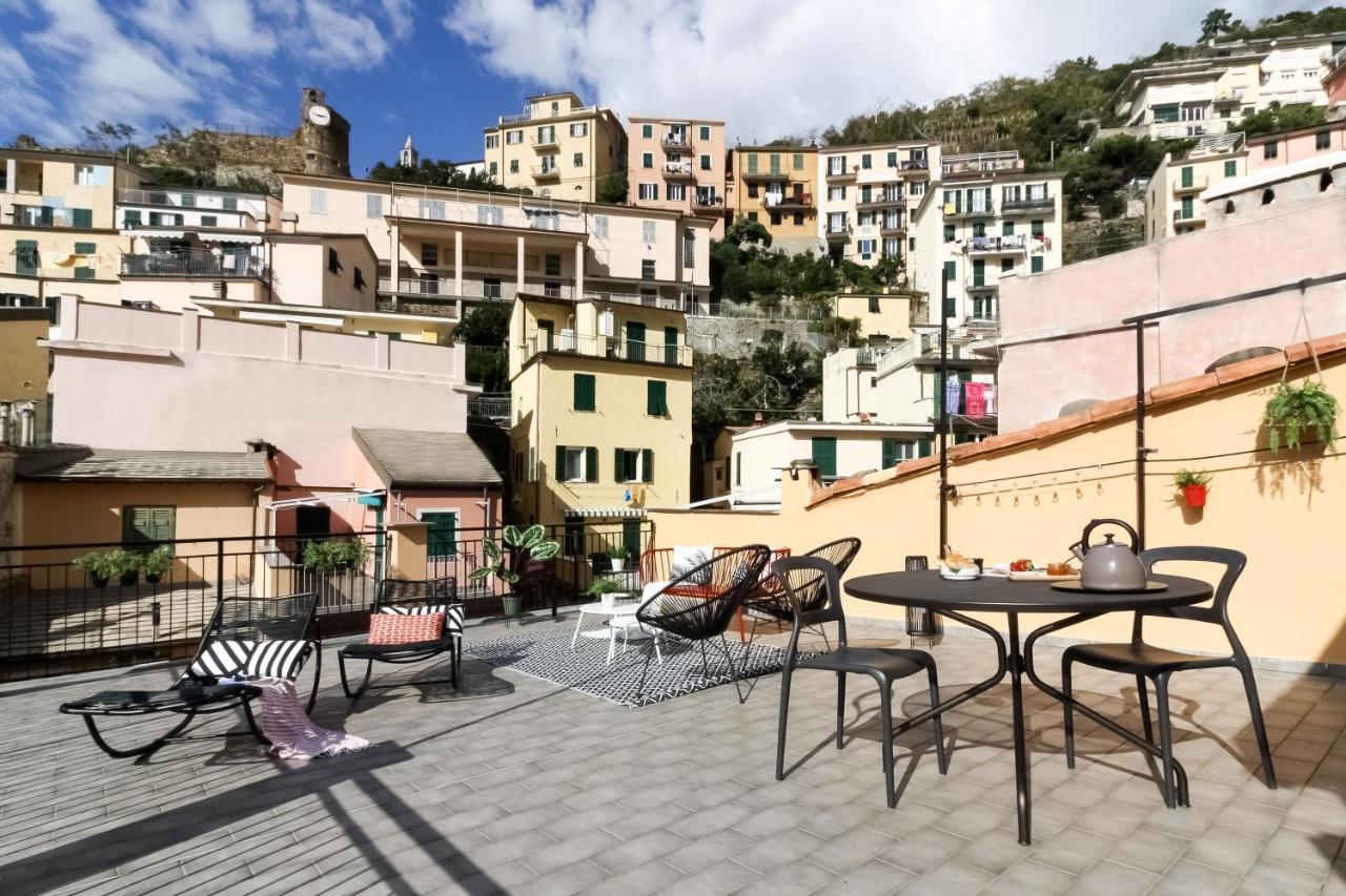 Ca Vivaldi Penthouse 5Terreparco Apartman Riomaggiore Kültér fotó